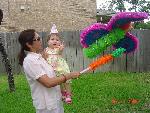 Miranda & tia Velia at the pi&ntilde;ata