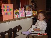 Reading cards from my fans