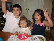 Three of the cousins