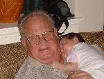 Proud grandpa & tired Miranda