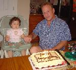 Dad, will ya cut the cake already !!