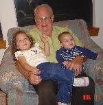Grandpa Camp with  Miranda and Ian